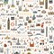 World Traveler in White (rp800-wh2) | Bon Voyage | Rifle Paper Co | Cotton+Steel